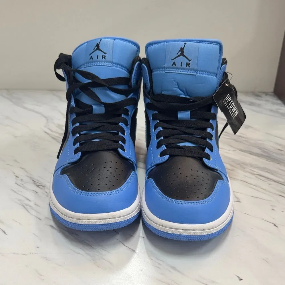 Jordan High-Top Sneakers in Blue and Black